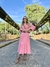 VESTIDO BOHO ROSA ENVELHECIDO