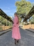 VESTIDO BOHO ROSA ENVELHECIDO - Marina Mendes