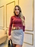 BLUSA CANELADA GOLA ALTA - comprar online