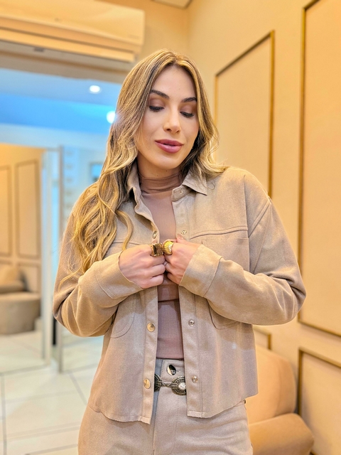 JAQUETA EM SUEDE DISPLICENT
