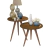 KIT MESA DE APOIO / LATERAL - MADEIRADO - Lojas Casa Móveis