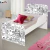 CAMA INFANTIL MENINA 100% MDF ADESIVADA COM COLCHAO D´ Espuma - Lojas Casa Móveis