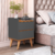 Mesa De Cabeceira Com 2 gavetas 007 New Onix-nature - comprar online
