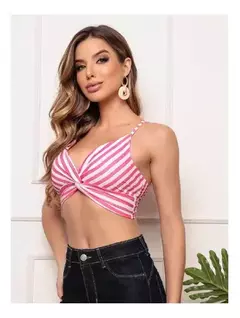 Conjunto Camisa e Cropped na internet
