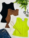 Cropped canelado Premiur