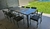 Combo mesa sidney 250x100 + 10 sillas Sidney - comprar online