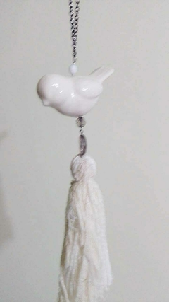 COLGANTE PAJARITO BLANCO