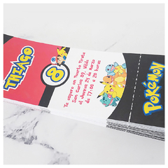 Invitación Tickets Troquelado en internet