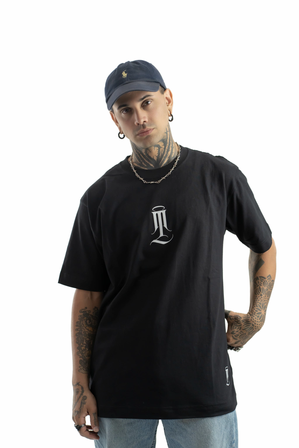 Remera Trapo Oversize Negra
