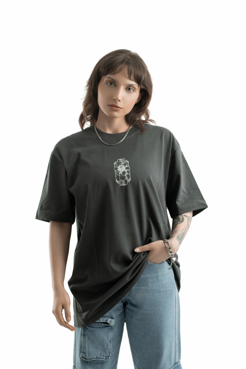 Remeron Peonia Oversize Gris