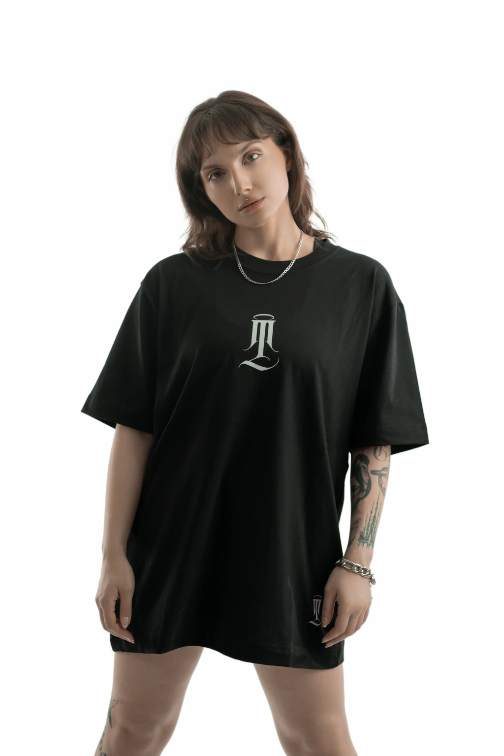 Remera Trapo Oversize Negra