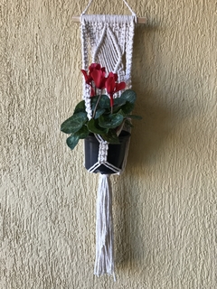 Suporte detalhado p/ vaso médio/pequeno