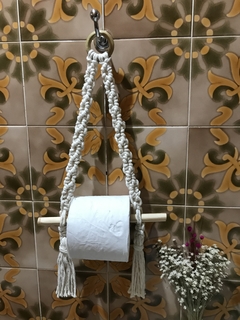 Suporte para papel higienico/ou toalha alça