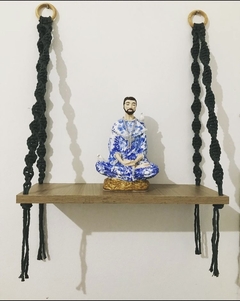 Altar Prateleira alças macramê