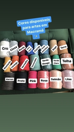 Peneira macramê