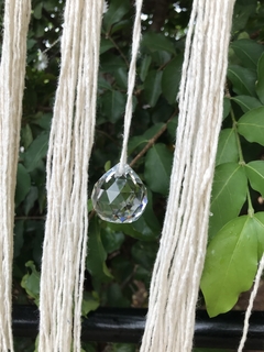 Mandala rústica aro cipó COM cristal na internet