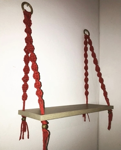 Altar Prateleira alças macramê - MandaladaluUz