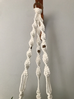 Suporte planta 3 alças com miçangas na internet