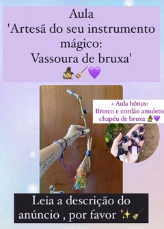 AULA ' ARTESÃ DO SEU INSTRUMENTO MÁGICO'