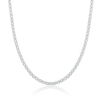 Corrente elos Bismark 40cm 2mm Prata 925