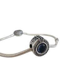 Berloque separado coroa azul cravejada Prata925 - comprar online