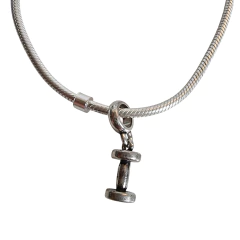 Berloque peso academia halter Prata925 - comprar online