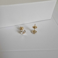 Brinco Ponto de Luz 5mm ouro 18k - comprar online