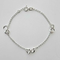Pulseira intervalos de infinito Prata 925 na internet