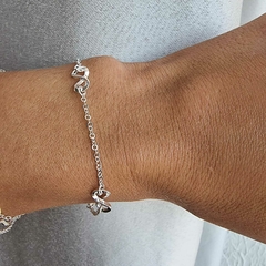 Pulseira intervalos de infinito Prata 925 - comprar online