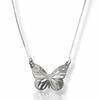 Colar borboleta geométrica minimalista parta 925