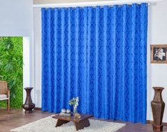 Cortina Jacquard 7,00 x 2,70 Várias Cores - comprar online