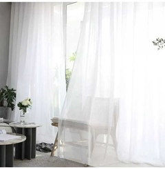 Cortina Voil Transparente 5,00 mts Várias Cores - comprar online