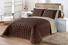 Cobre Leito Casal Queen Cordoba Matelado Dupla Face 03 Peças 2,60 X Várias Cores - Stanzanni Bordados