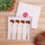 Kit 4 Colheres de Sobremesa Heart Dourada - Meu Cantinho Home