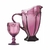 Jarra Para Água Borboleta De Vidro Rosa 1L - comprar online