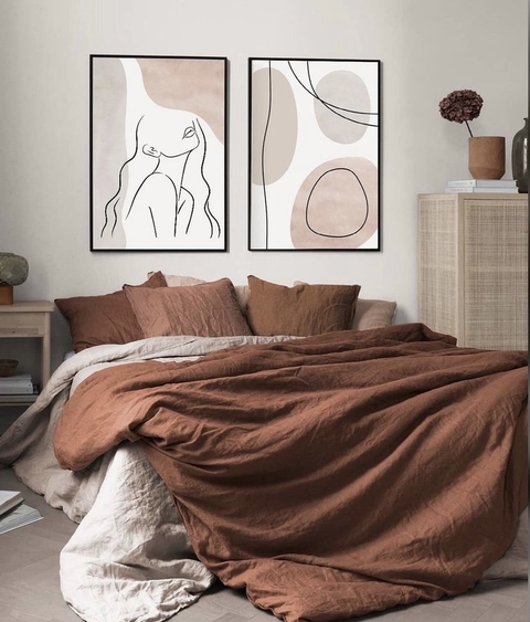 Dupla Quadros Face Linear