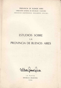 SERIE IV-Estudios sobre la Historia y la Geografía histórica de la Provincia de Buenos Aires. - tienda online