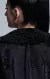 Embroidered black sequin blazer