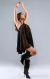 Embroidered gold and black dress - buy online
