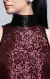 Embroidered marsala sequin dress - Ln'R