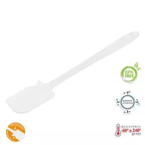 Espátula Profissional Silicone 45cm Branca Weck