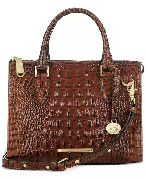 Bolsa de couro Melbourne conversível Anywhere com relevo
