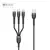 Cabo Tri Braids CB-204 Hrebos, Preto