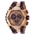 INVICTA Relógio masculino gladiador cronógrafo quartzo rosa ouro mostrador 36620