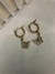 Aros argollita Butterfly strass - comprar online