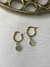 Aros argollita circle strass