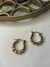 Argollitas puntito strass - comprar online