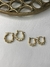 Argollitas puntito strass