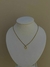Collar corazón cubic