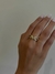 Anillo Cruzado Strass